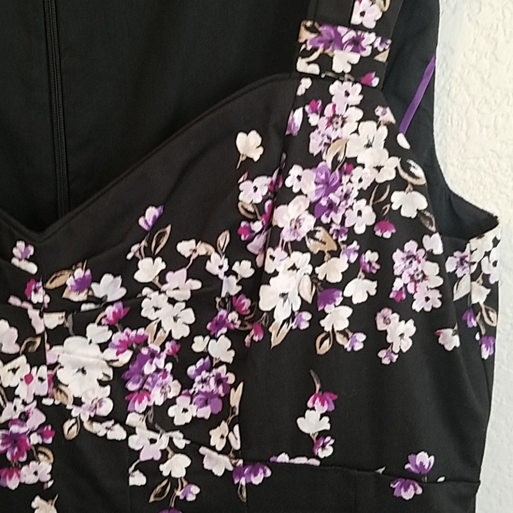 White House Black Market Sleeveless Dress sz 10 - Picture 4 of 7